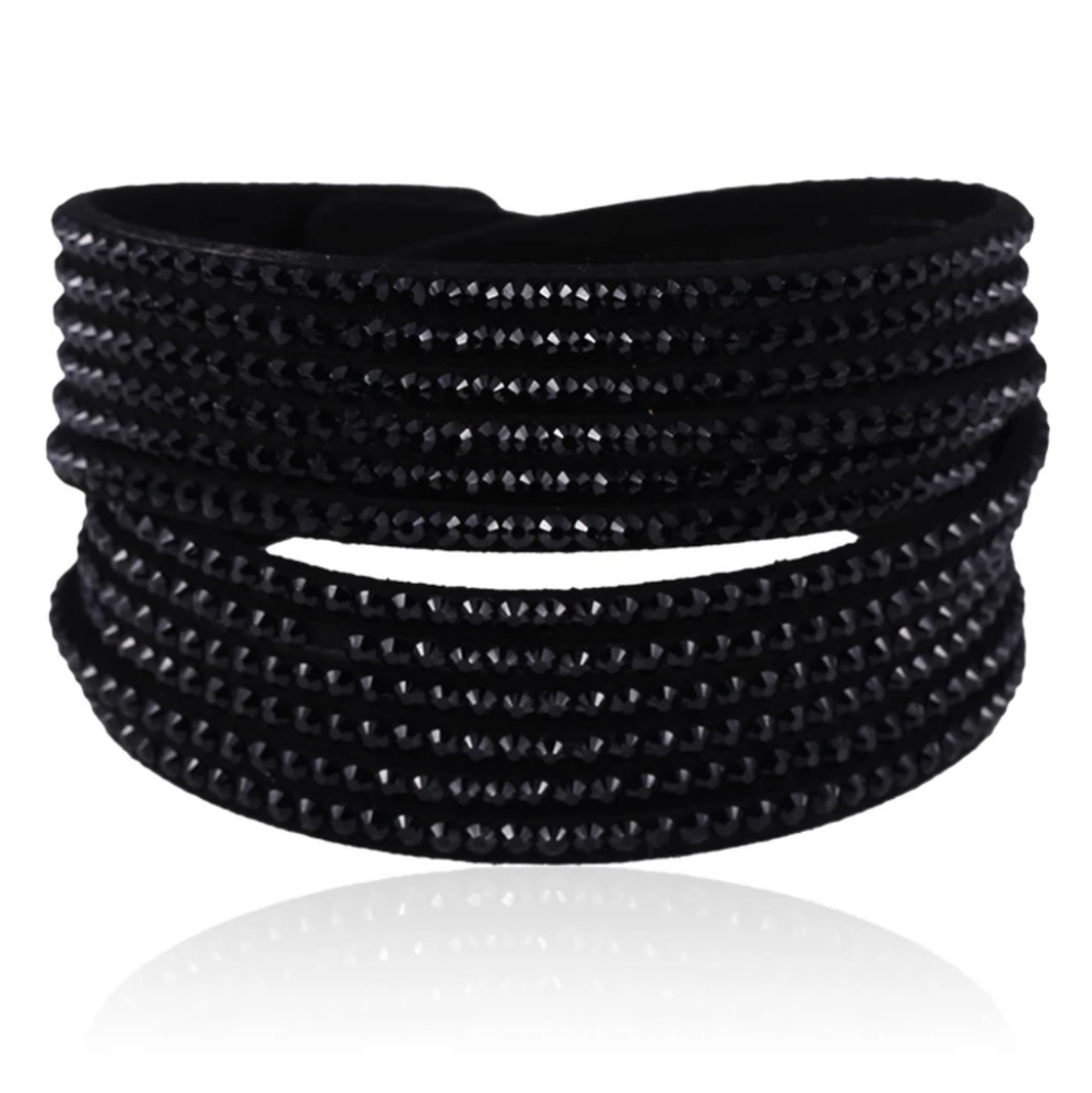 **NEW - Multi Layered Faux Leather Wrap Bracelet